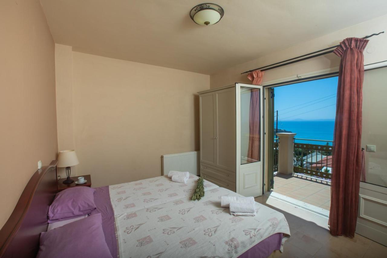 Lourdas Beach View Villa Vlachata 外观 照片