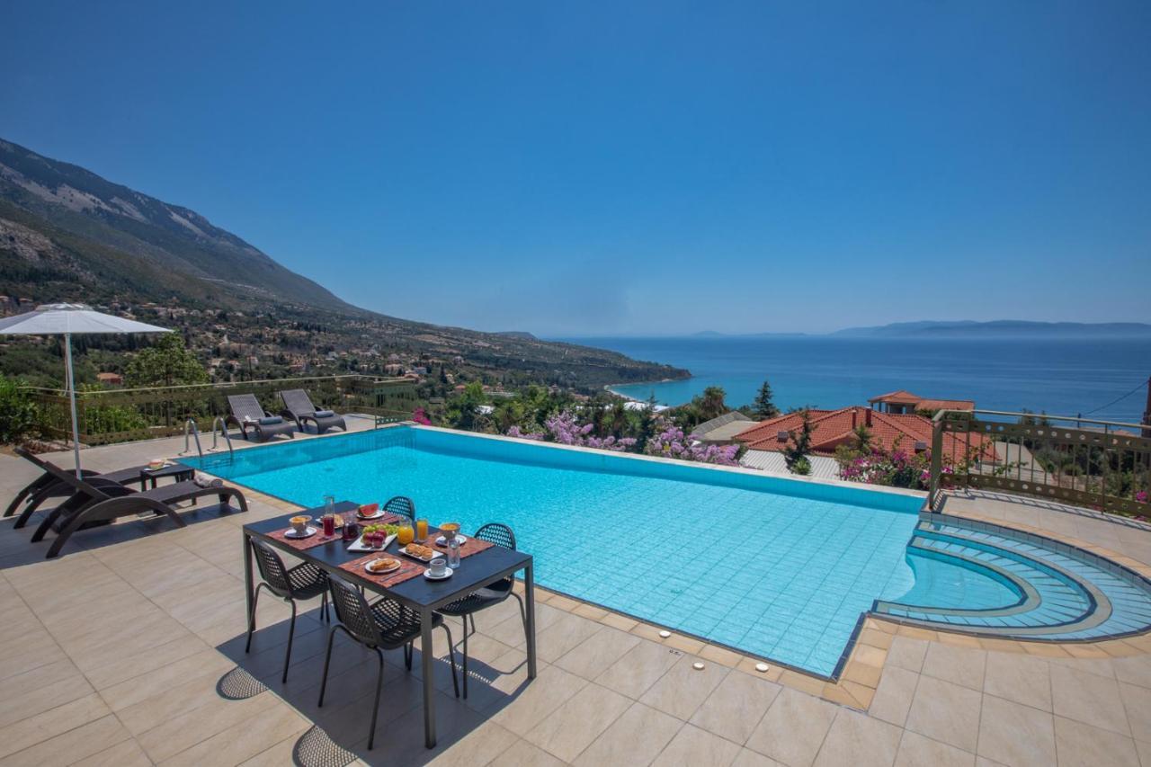 Lourdas Beach View Villa Vlachata 外观 照片