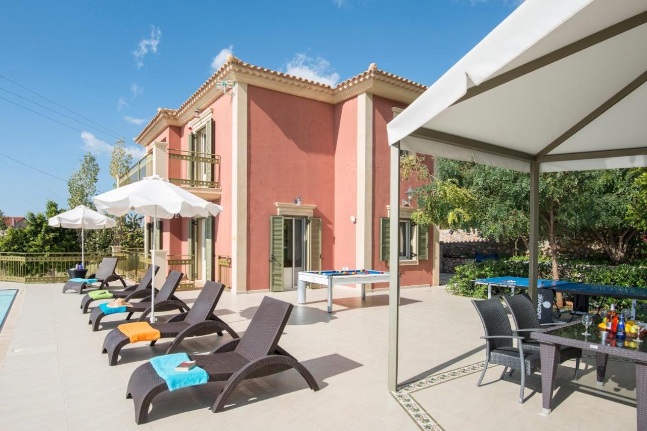 Lourdas Beach View Villa Vlachata 外观 照片