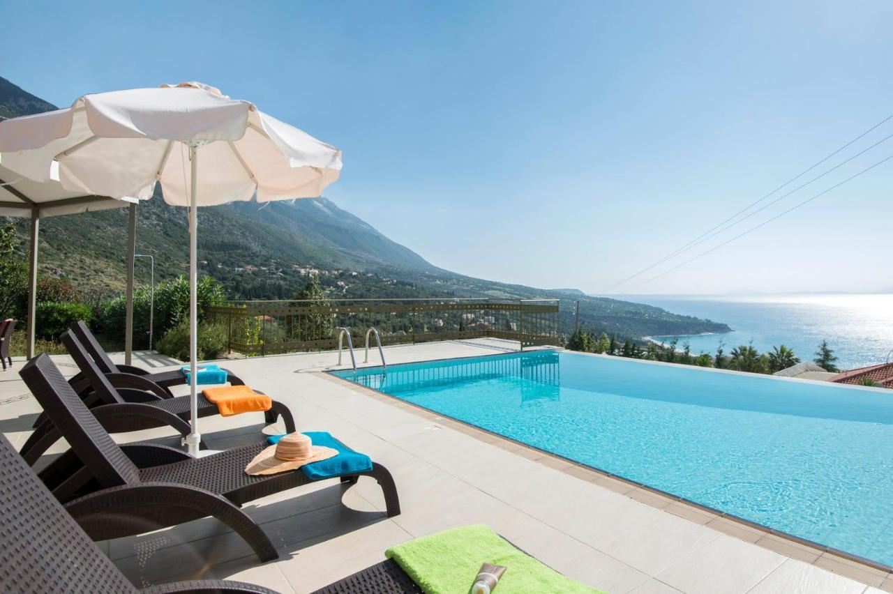 Lourdas Beach View Villa Vlachata 外观 照片